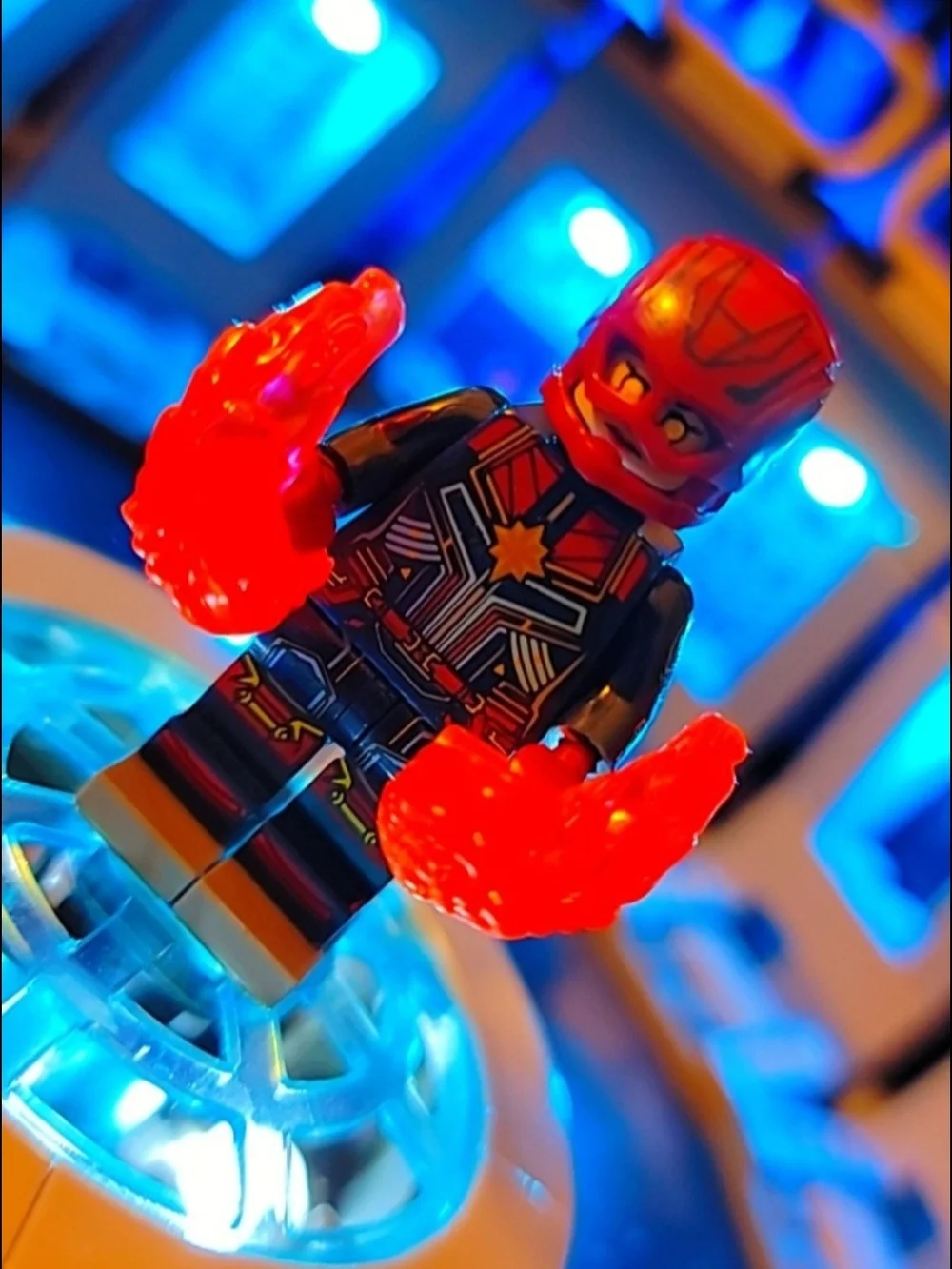 Captain Marvel Minifigure Lego Compatible